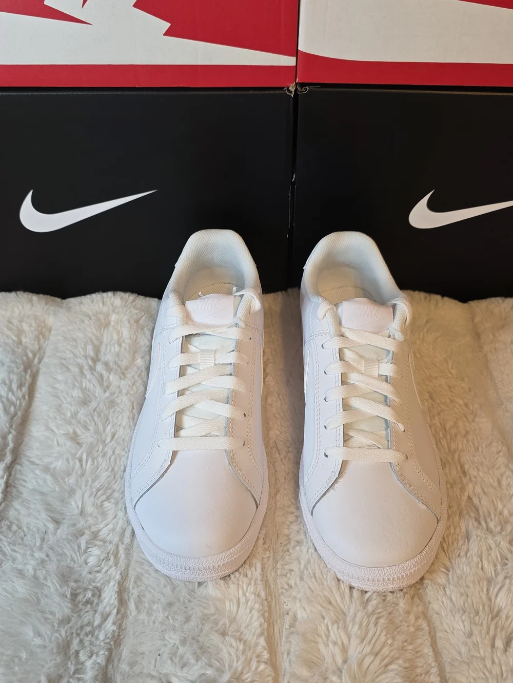 Nike All-White Low Top Sneakers